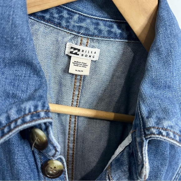 Billabong endless days jumpsuit denim size medium - Picture 5 of 11